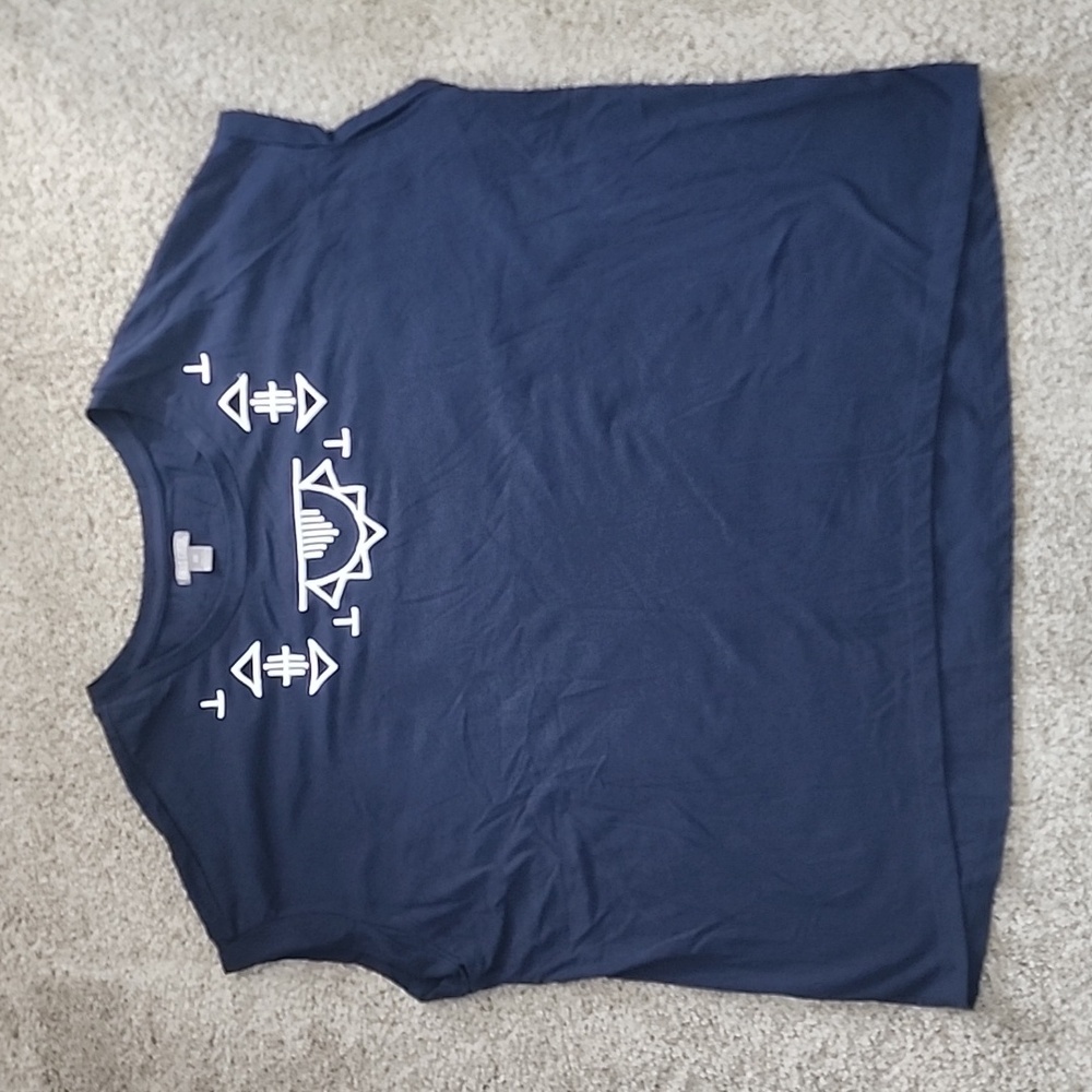 3x navy top